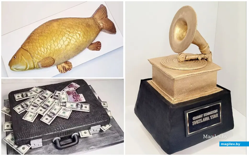 Апрель, 2024 г. Могилев. Необычные 3-Д торты, которые приготовила Ольга.