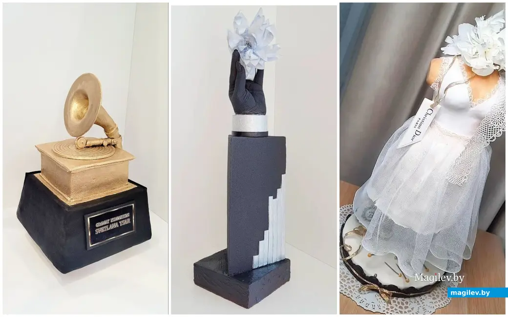 Апрель, 2024 г. Могилев. Необычные 3-Д торты, которые приготовила Ольга.