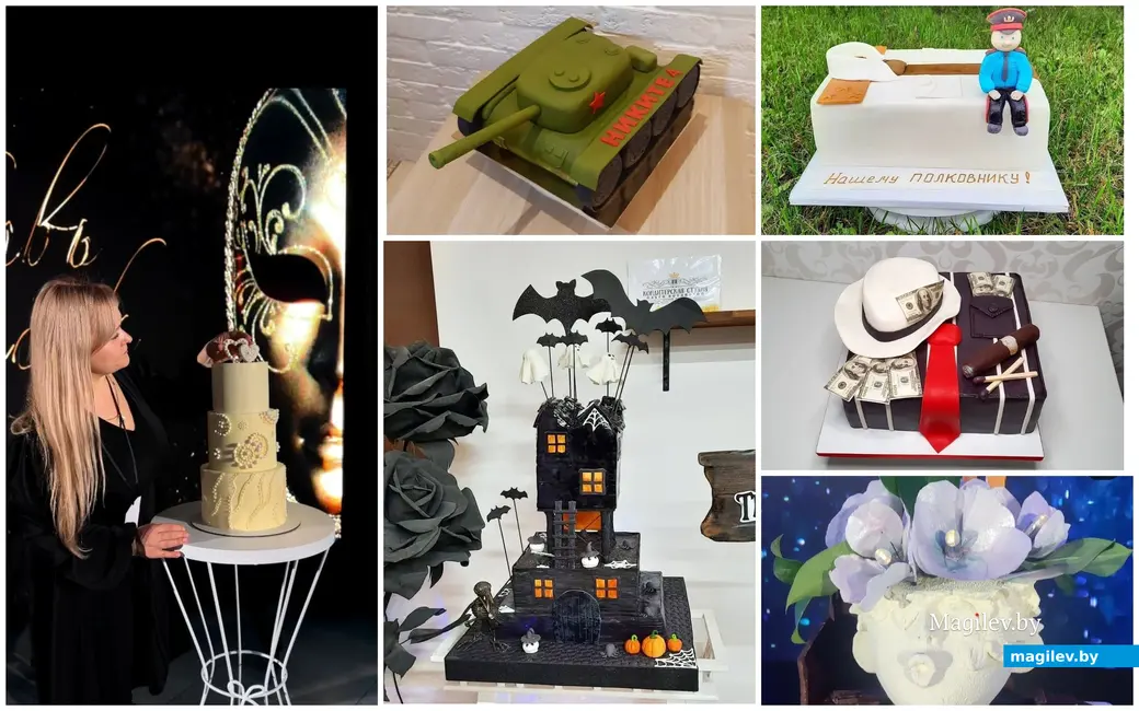 Апрель, 2024 г. Могилев. Необычные 3-Д торты, которые приготовила Ольга.