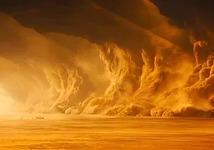 Несколько городов Беларуси ощутили в апреле пыльное дыхание Сахары. Среди них и Могилев