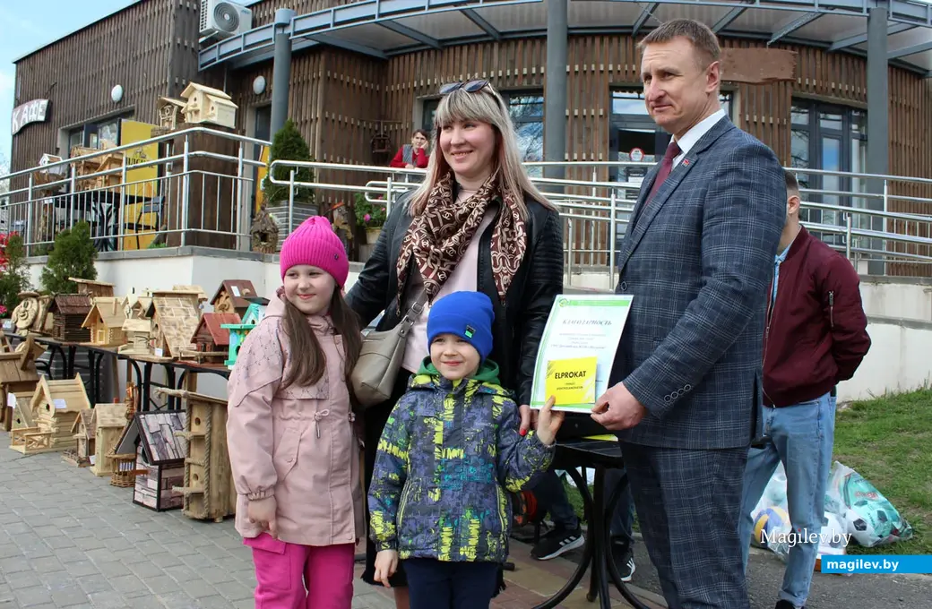 12 апреля 2024 года. Могилев. Парк Подниколье. Подведение итогов конкурса «Домик для птиц».