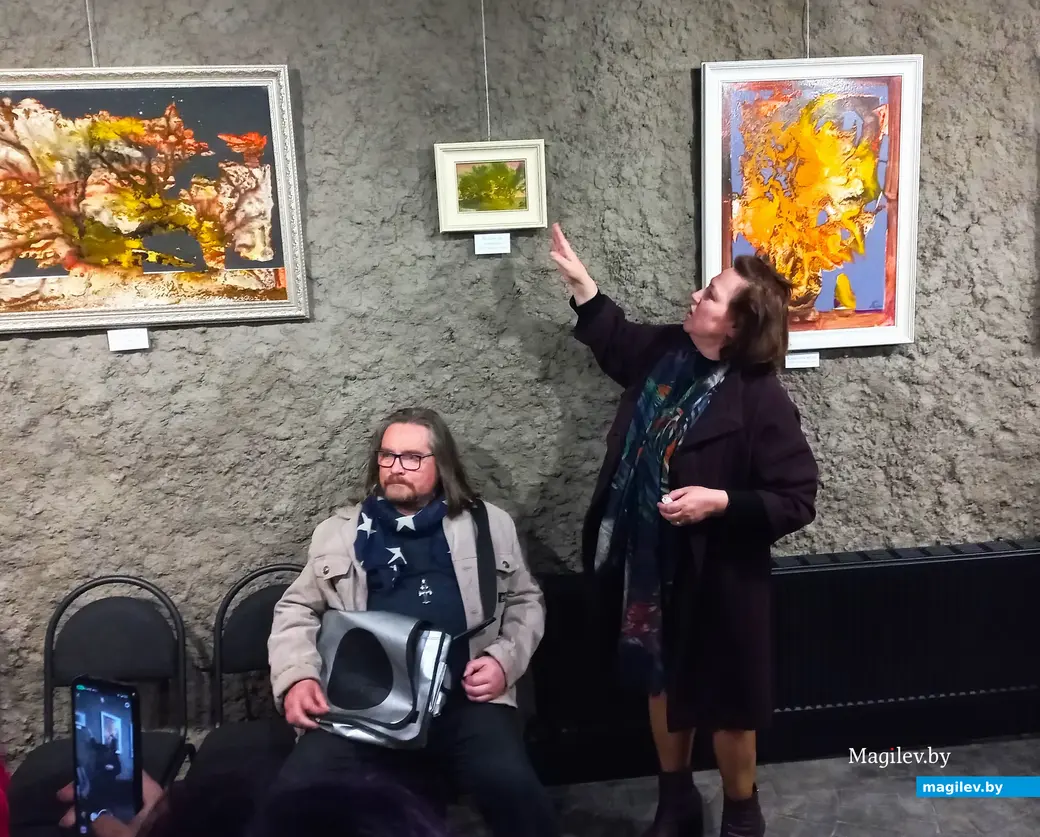 12.04.2024 г., Могилев, «Арт-центр у Молчановых». Открытие выставки Глеба Отчика «Наследие природы».