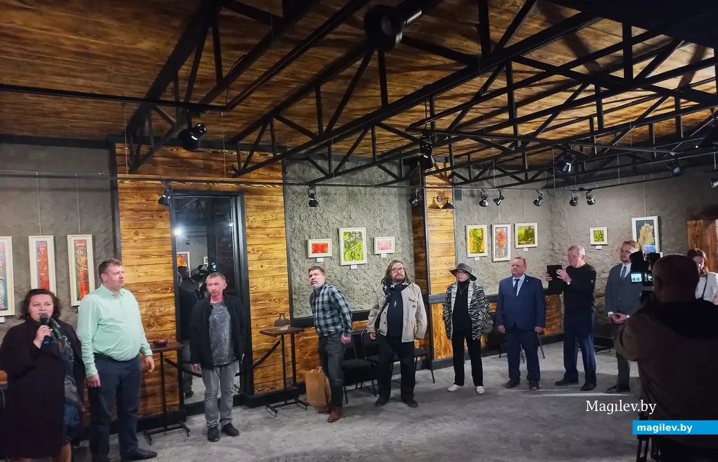 12.04.2024 г., Могилев, «Арт-центр у Молчановых». Открытие выставки Глеба Отчика «Наследие природы».