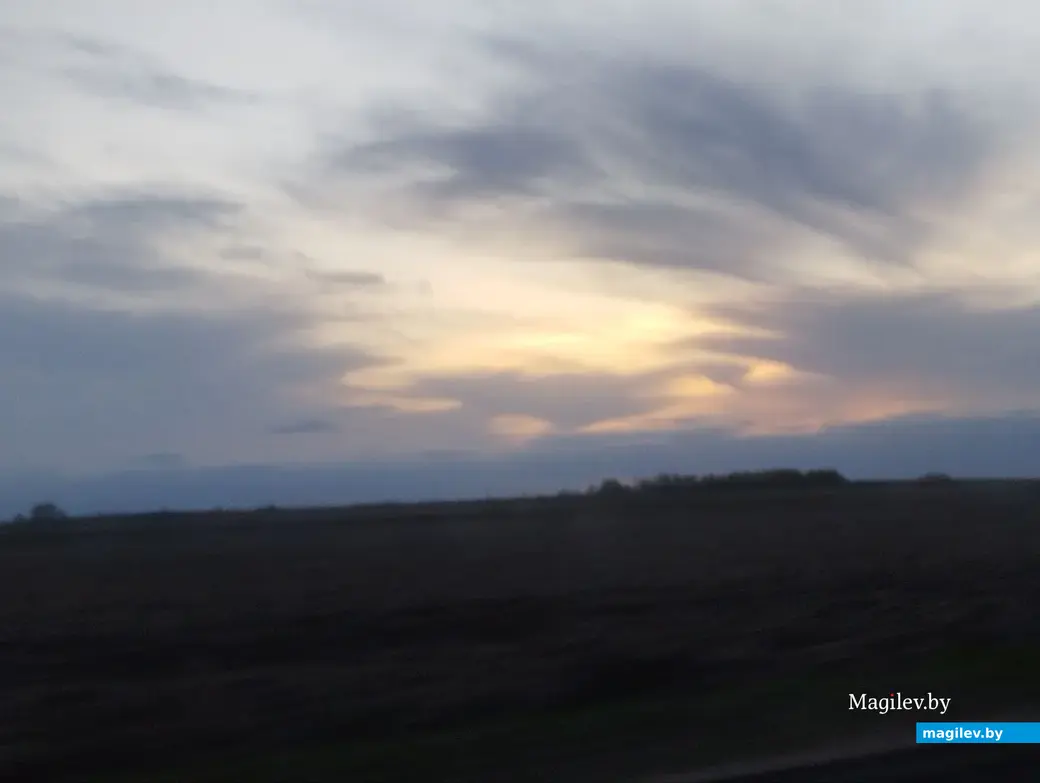 Апрель 2024 г. Могилев. Прекрасный закат.