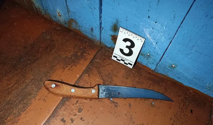 13 апреля 2024 года. Чериковский район. Пьяный конфликт родственников привел к убийству. Фото УГКСЭ по Могилевской области.