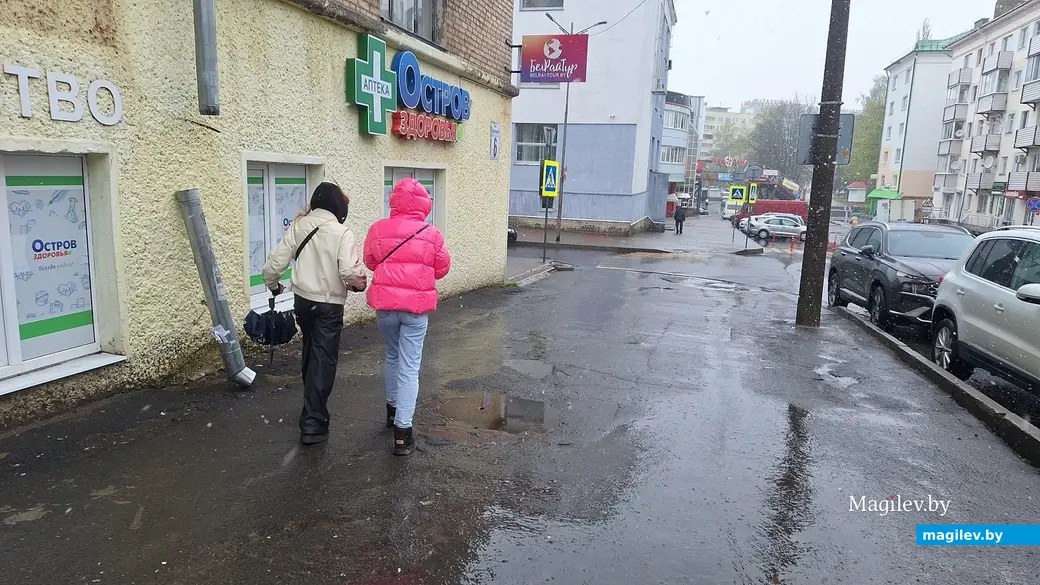 19 апреля 2024 г. Могилев. В город вернулась зима!