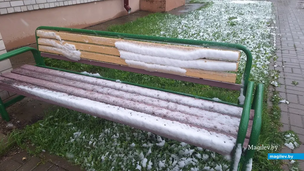 19 апреля 2024 г. Могилев. В город вернулась зима!