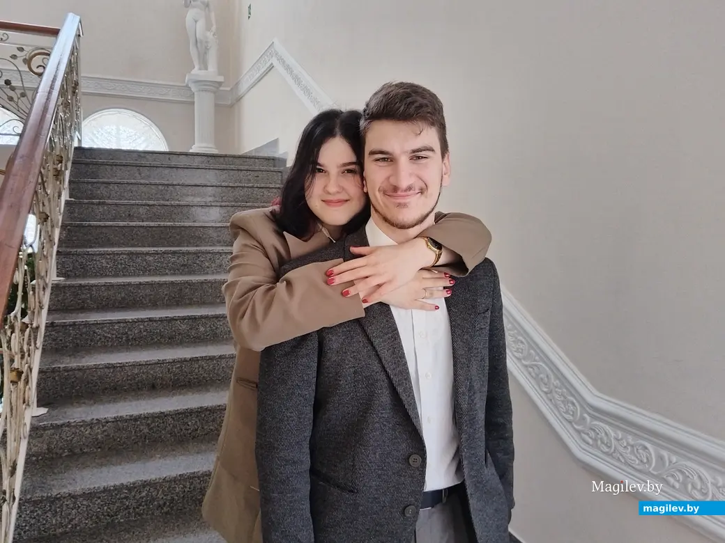 20.04.2024, г. Могилев, ЗАГС. Молодожены недели Софья и Кирилл Беликовы.