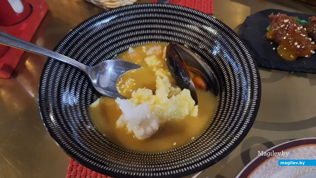 Апрель 2024 г. Могилев, ресторан «101», «Гастрофест». Суп-рагу Мукека байана.