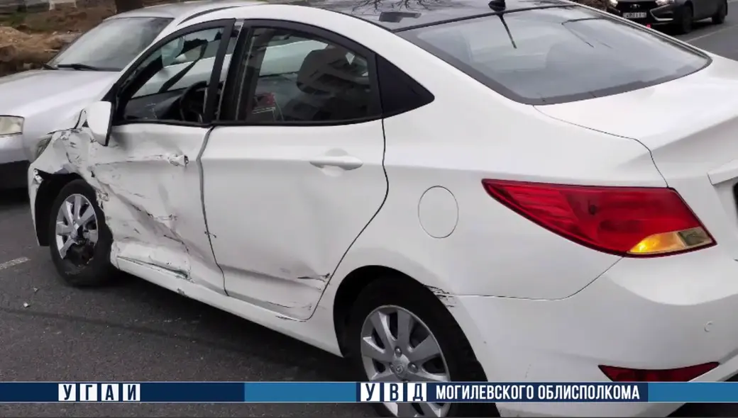 24.04.2024 г. Могилев. Фото с места ДТП: УГАИ УВД облисполкома