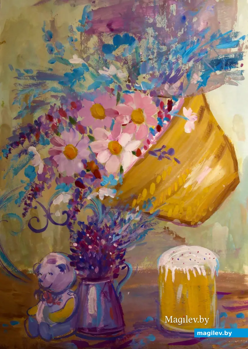 24 апреля 2024 года. Могилев. Выставочный зал. Проект «Пасхальная радость» студии рисования «Фарба».