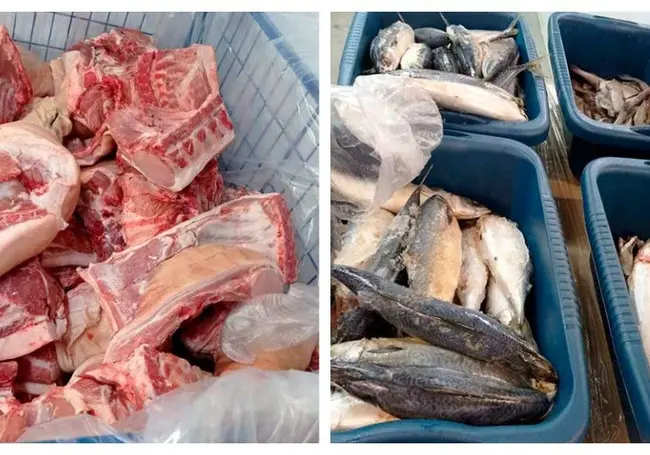 В Могилеве в магазине «Светофор» изъяли более 400 кг мяса, рыбы других продуктов