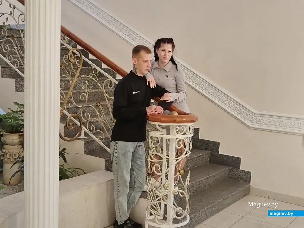 26.04.2024 г. Могилев, ЗАГС. Молодожены недели Алексей и Марина Поляковы.