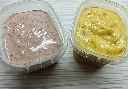 Готовим сами: банановый десерт-мороженое с курагой и вишней