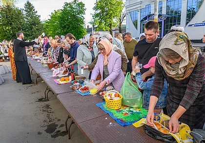 Православная Пасха в Бобруйске: фото- и видеорепортаж из Никольского кафедрального собора