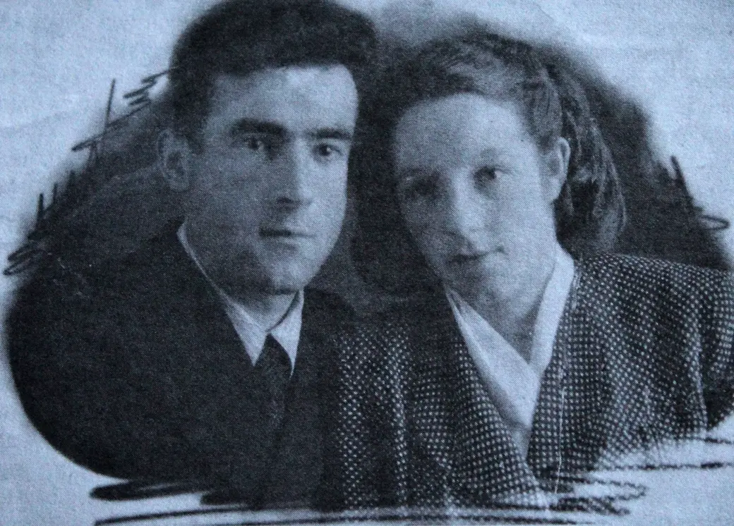 Супруги Михаил Черных и Галина Брудолей. Фото 1950 года из семейного архива.