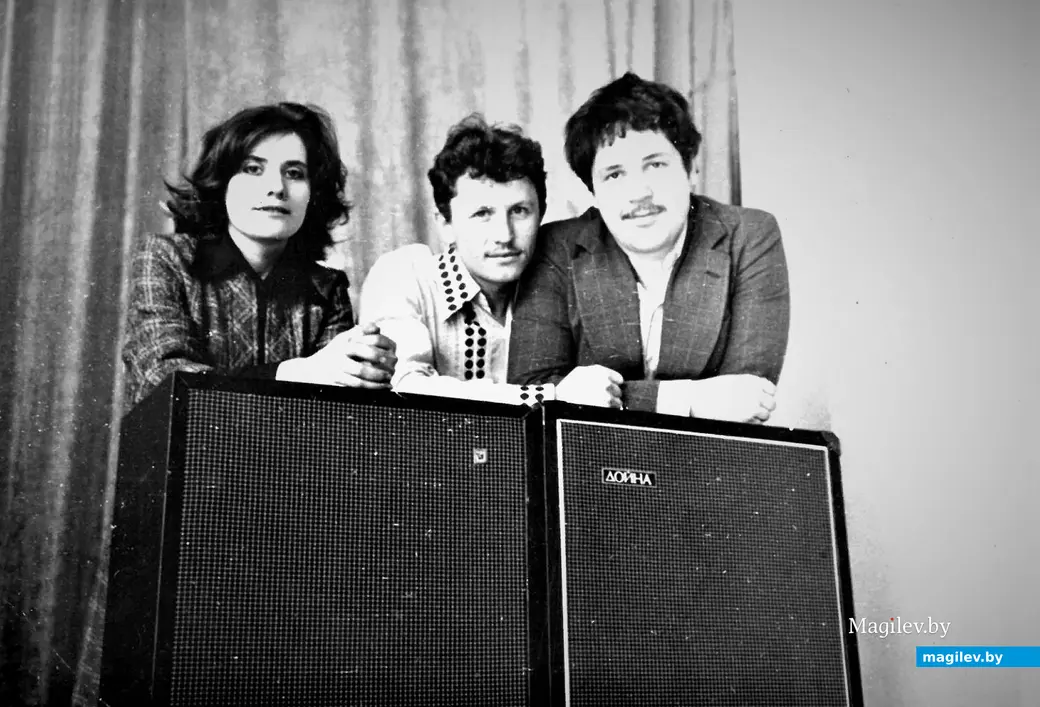 1970-е годы, Могилев, ММИ. Татьяна Ложечникова слева, Борис Шрейбер справа.