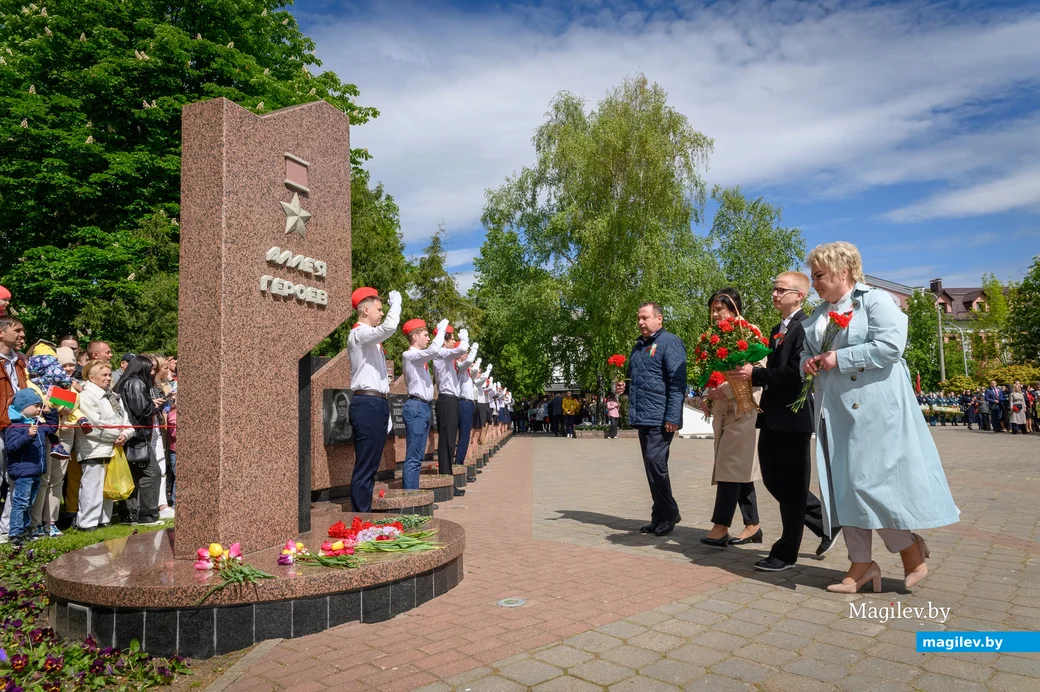 09.05.2024. Минская – Социалистическая – площадь Победы . Празднование Дня Победы 9 мая. Шествие