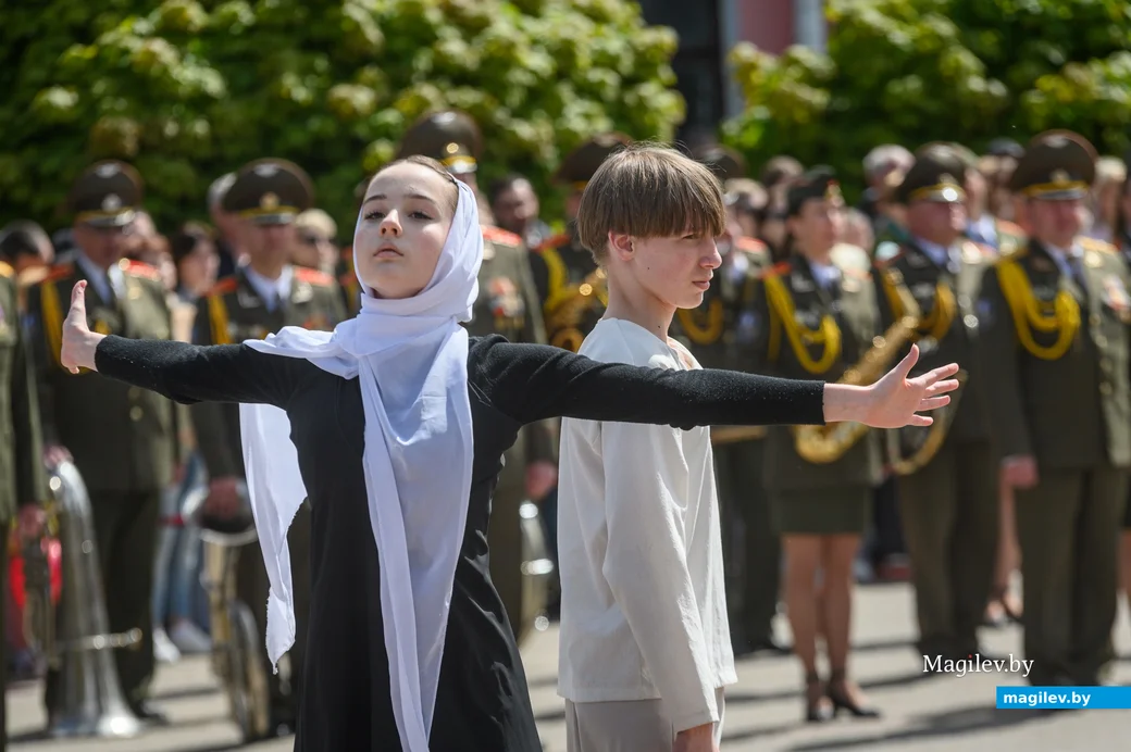 09.05.2024. Минская – Социалистическая – площадь Победы . Празднование Дня Победы 9 мая. Шествие