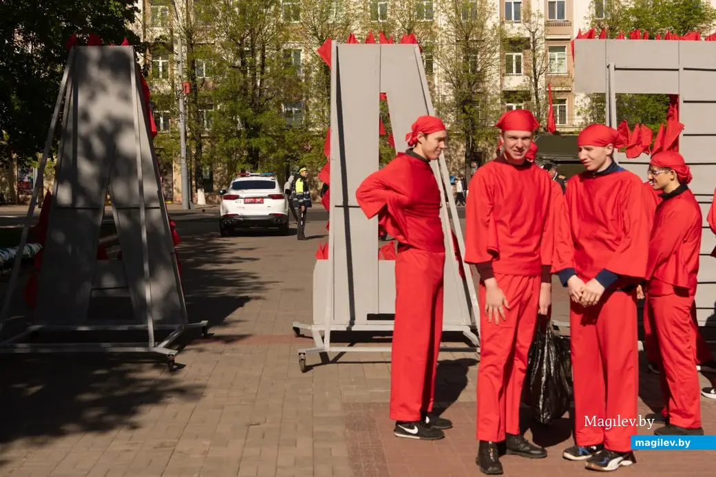 Могилев, 9 мая 2024 года. Празднование Дня Победы.