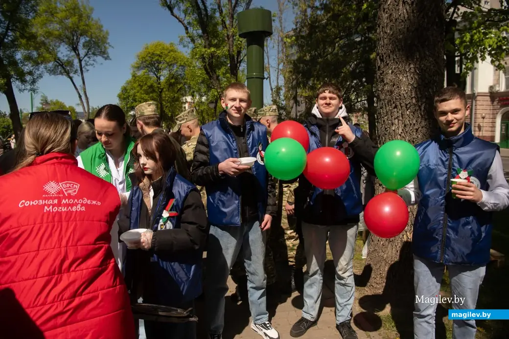 Могилев, 9 мая 2024 года. Празднование Дня Победы.