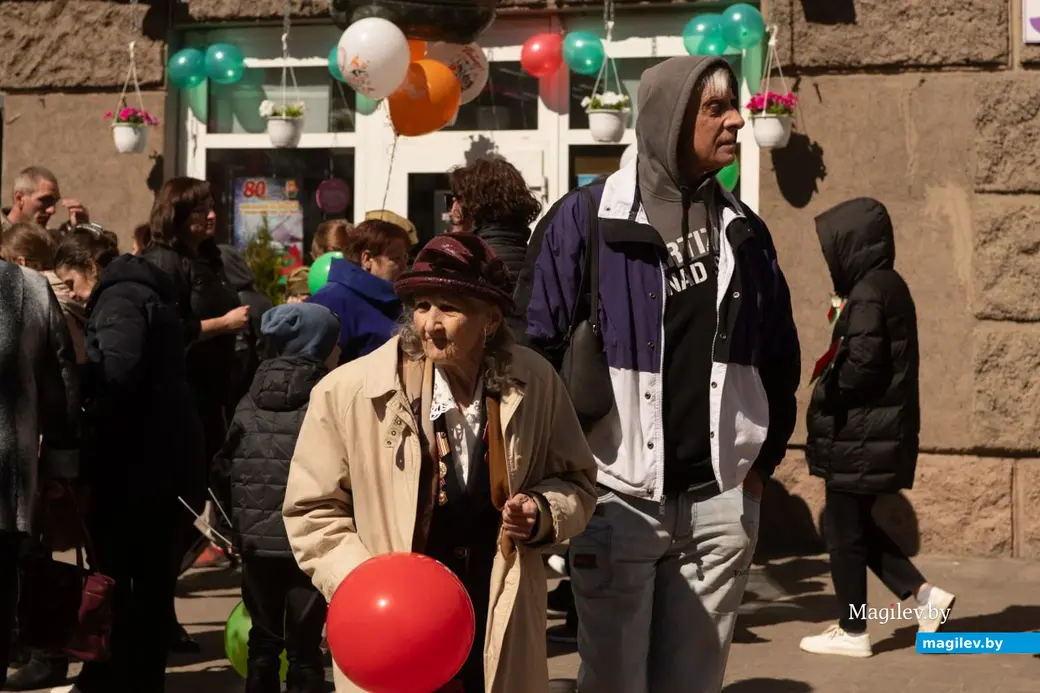 Могилев, 9 мая 2024 года. Празднование Дня Победы.