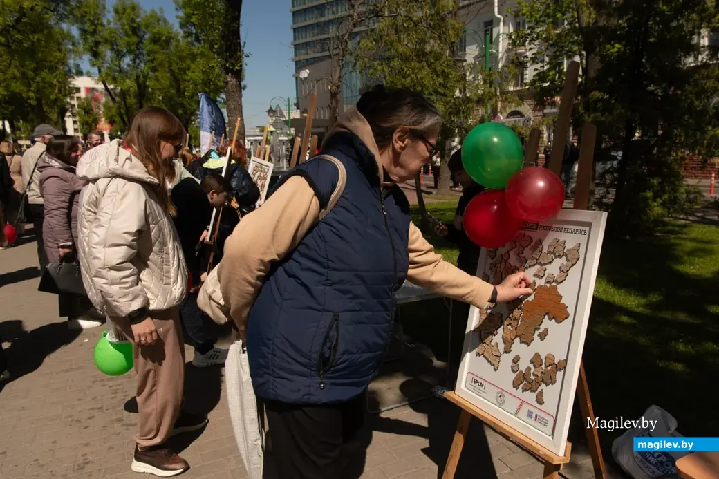 Могилев, 9 мая 2024 года. Празднование Дня Победы.