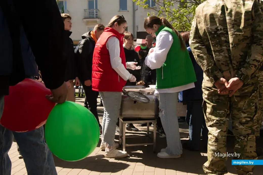 Могилев, 9 мая 2024 года. Празднование Дня Победы.