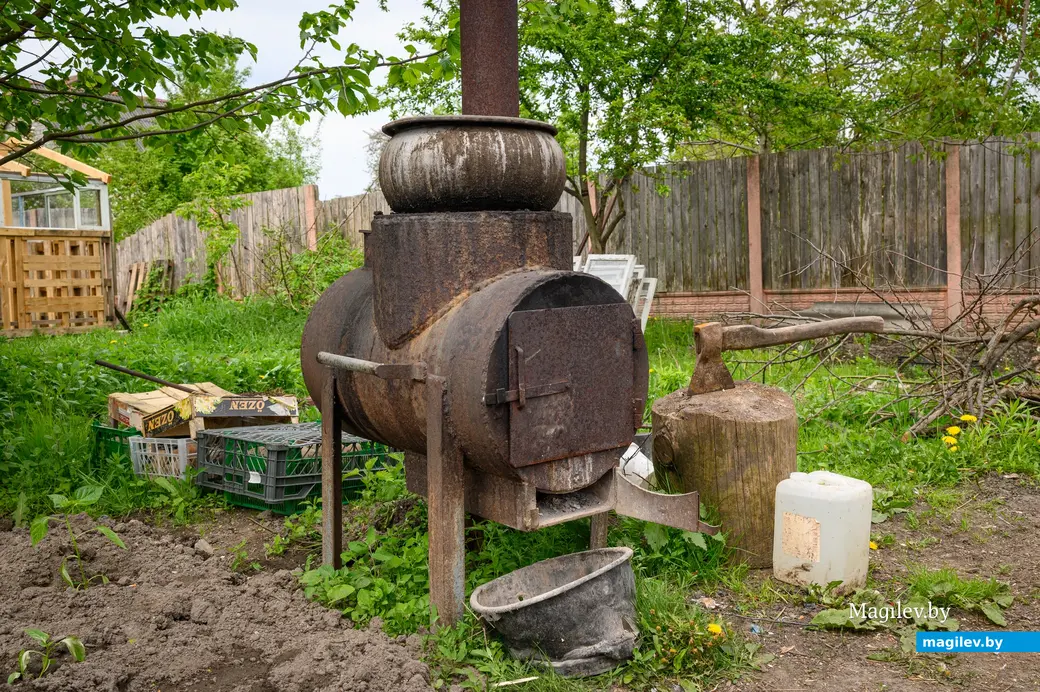 06.05.2024, Бобруйск. Марина Машук держит домашних животных на приусадебном участке.