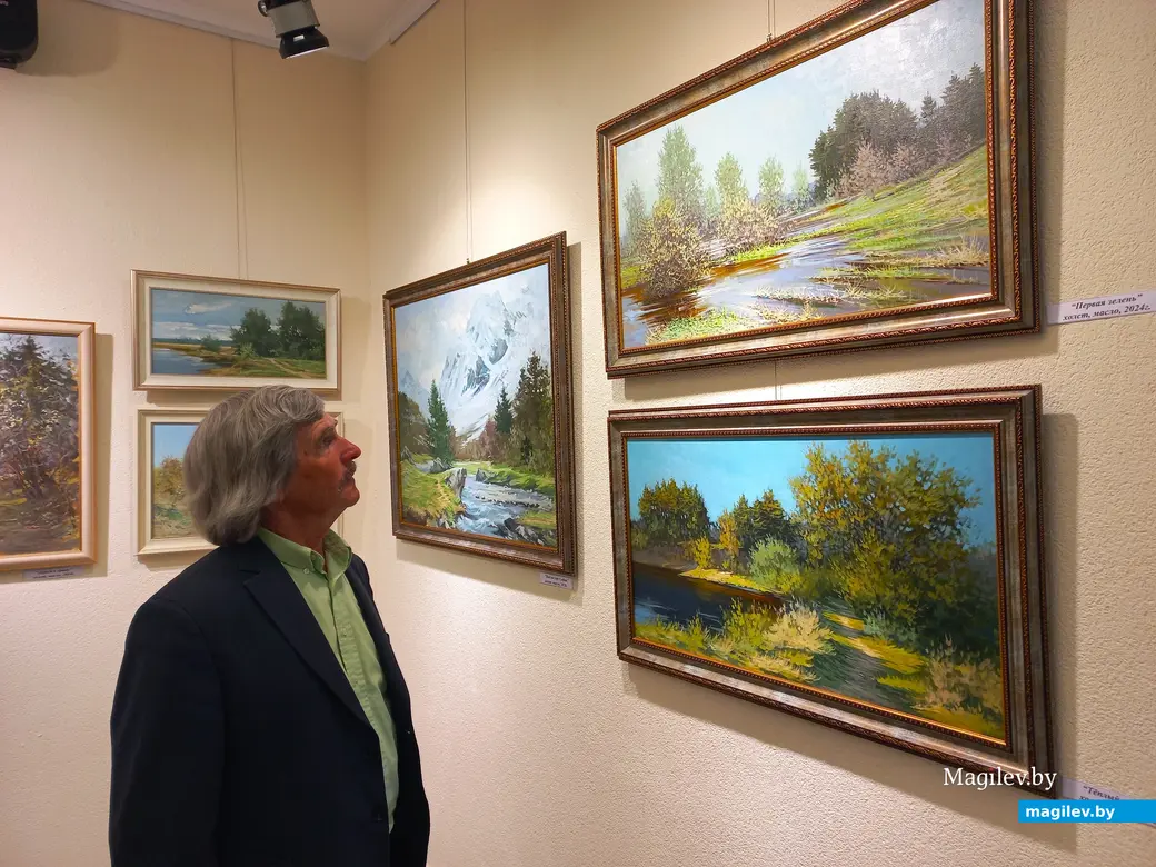 10.05.2024 г., Могилев, Выставочный зал музея истории Могилева. Открытие выставки Романа Коршунова.