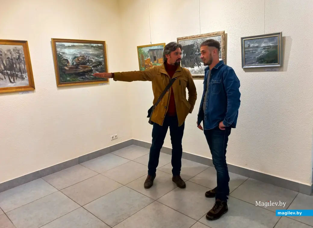 10.05.2024 г., Могилев, Выставочный зал музея истории Могилева. Открытие выставки Романа Коршунова.