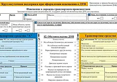 В ГАИ напомнили автовладельцам о правилах оформления ДТП по европротоколу