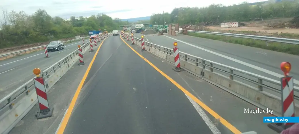 Май 2024г. Германия, ремонт дороги под Франкфурт-на-Майне.