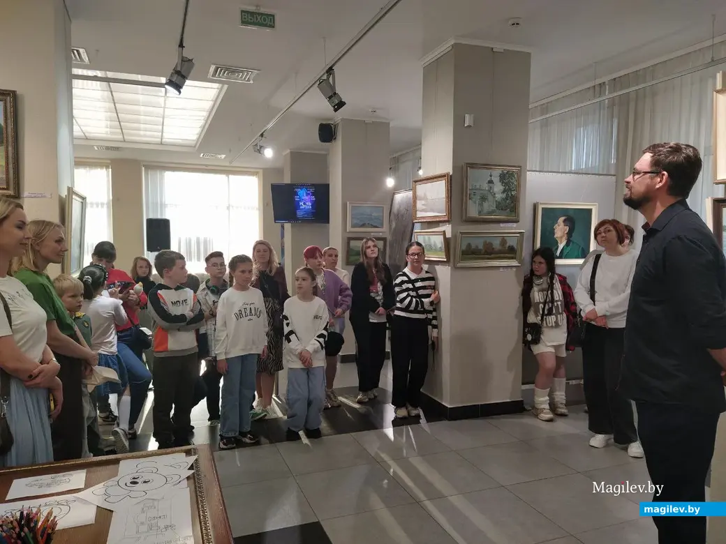18.05.2024 г. Могилев, «Ночь музеев». Выставочный зал, встреча с художником
