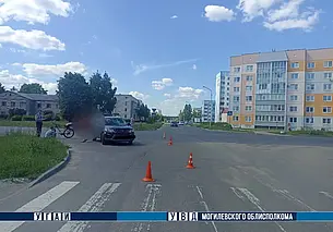 В Бобруйске подросток на велосипеде попал в ДТП