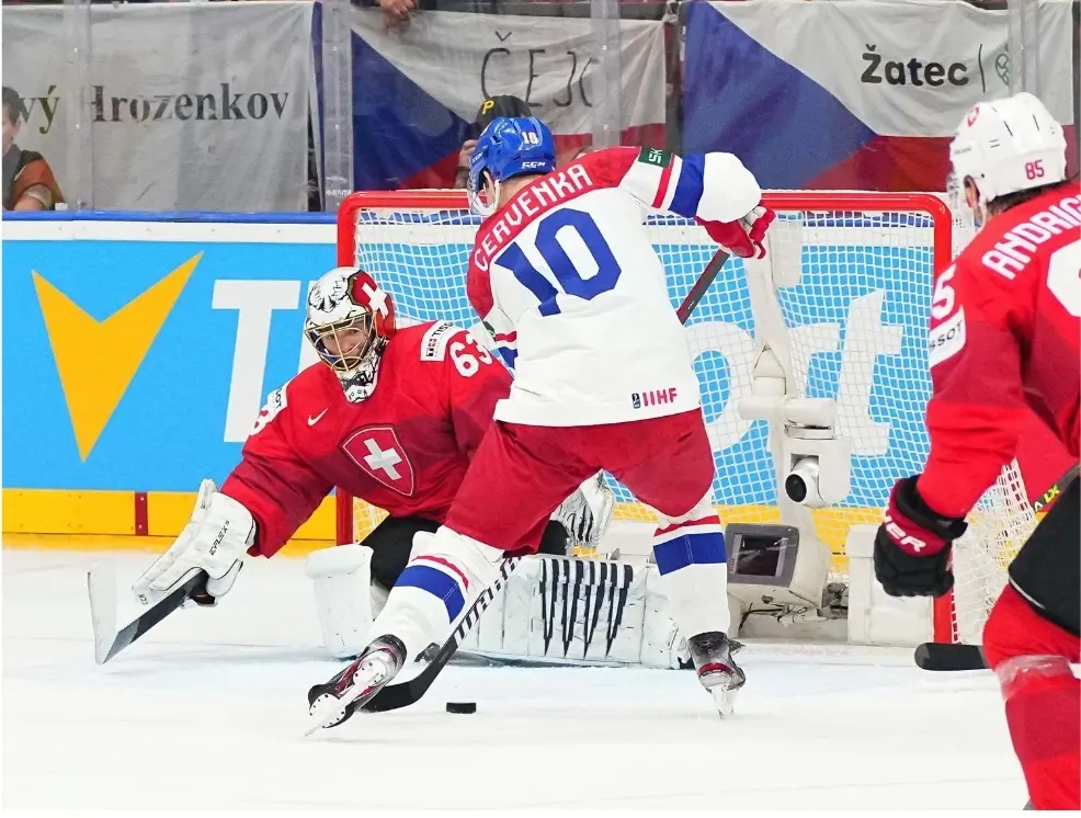 26 мая 2024г. Сборная Чехии обыграла Швейцарию в финале чемпионата мира по хоккею. Фото: iihf.com