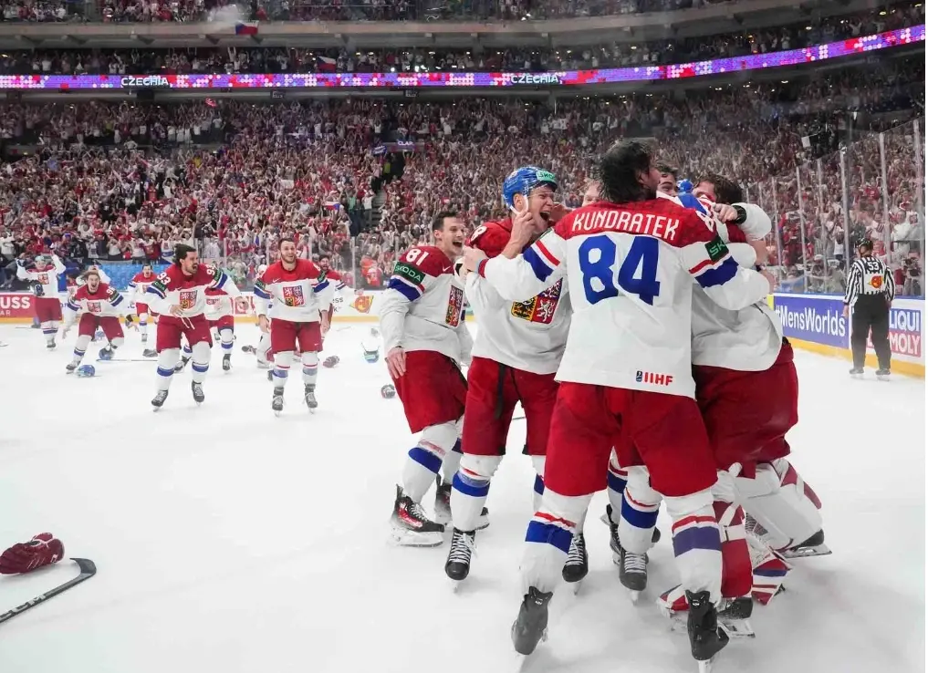 26 мая 2024г. Сборная Чехии обыграла Швейцарию в финале чемпионата мира по хоккею. Фото: iihf.com
