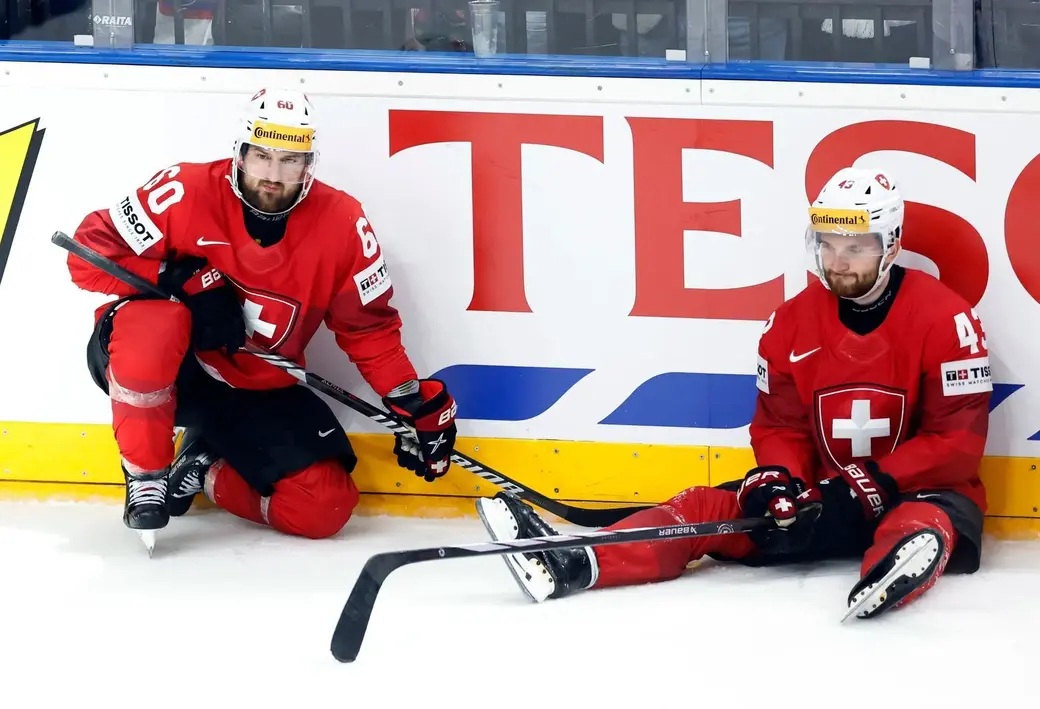 Чемпионат мира по хоккею 2024, фмнал. Швейцария - Чехия 0:2. Фото Reuters