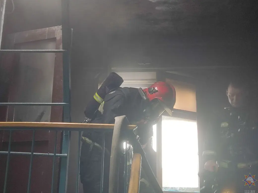 29.05.2024 г. Шклов, пожар на улице Дикуна. Фото: Могилевское областное УМЧС