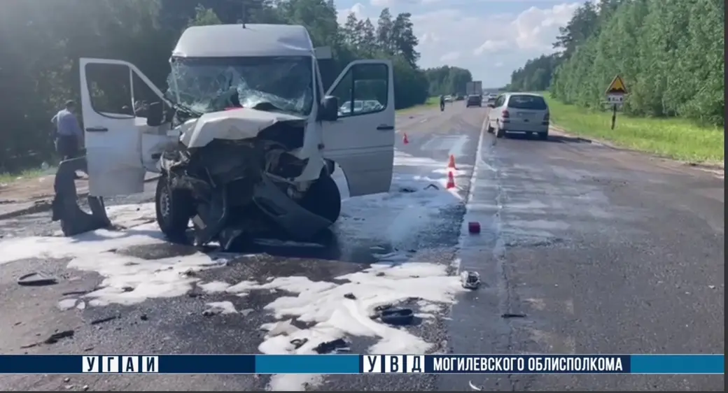 4.06.2024 г. Бобруйский район. Фото с места ДТП: УГАИ УВД облисполкома