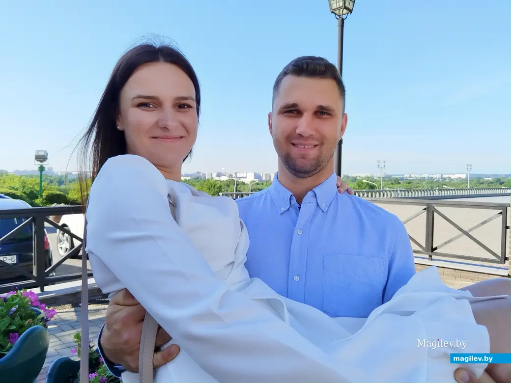 07.06.2024 г. Могилев, ЗАГС. Молодожены недели: Александра и Илья Ткачевы.