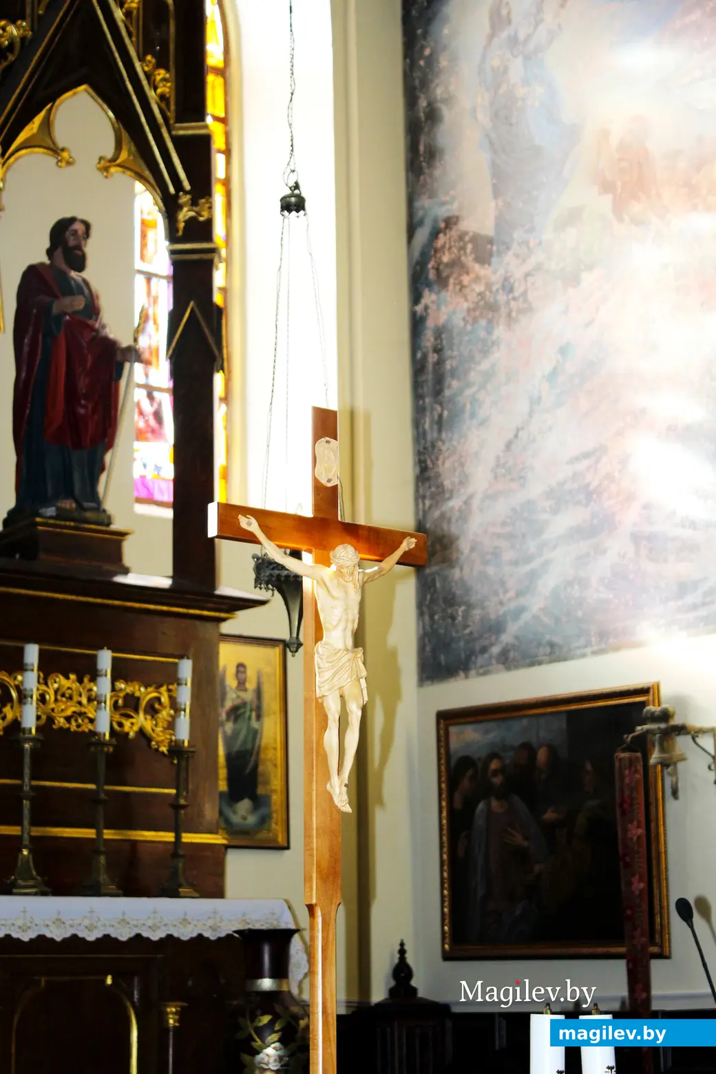 Май 2024 года. Деревня Гервяты. Костел Святой Троицы.