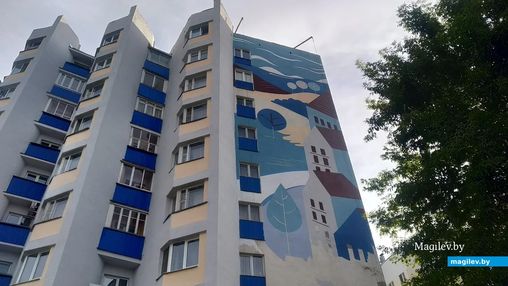 Мурал на улице Урицкого в Бобруйске. Фото: Дмитрий Суслов. 