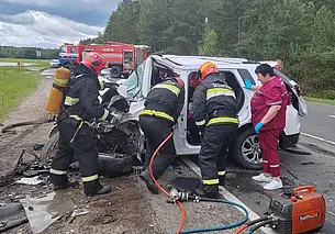 Авария в Чаусском районе:  два человека в больнице