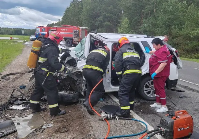 Авария в Чаусском районе:  два человека в больнице