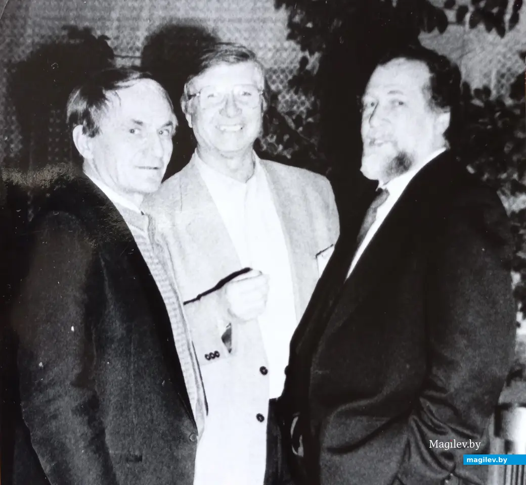 1990-е годы, Могилев. Игорь Лученок, Виктор Вуячич, Владимир Браиловский.