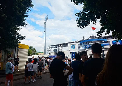 Болельщики могилевского «Днепра» тоже готовы сделать сальто