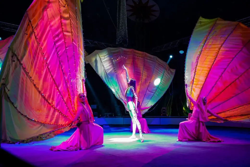 А еще у артистов Белгосцирка очень красивые костюмы. Эстеты оценят!