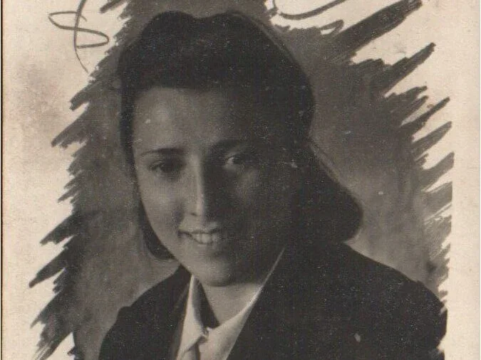 Галина Лукашевич после войны, 1949 год.
