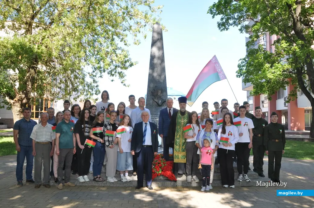 25 июня 2024 г. Могилев, ул.Первомайская. Торжественное мероприятие памяти героя Советского Союза Ивана Лазаренко.